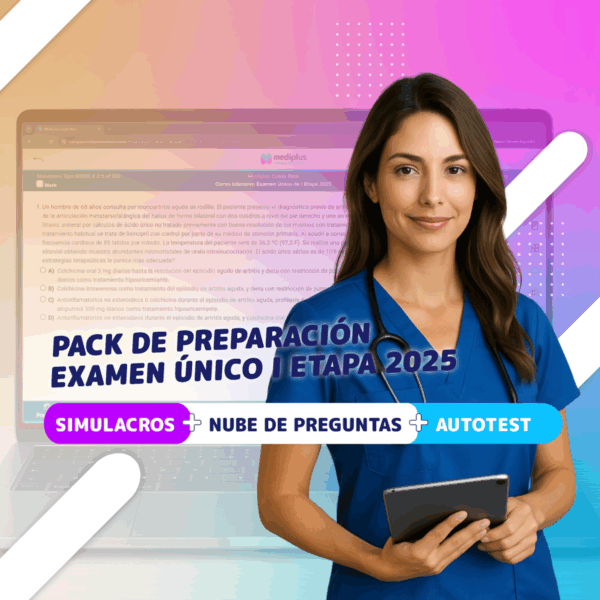 Pack de Preparación Examen Único I Etapa 2025: Simulacros + Nube de Preguntas + AutoTest